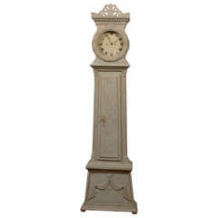 18th Century Swedish Painted Scandinavian Clock