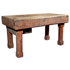 Antique Superb Industrial Work Table