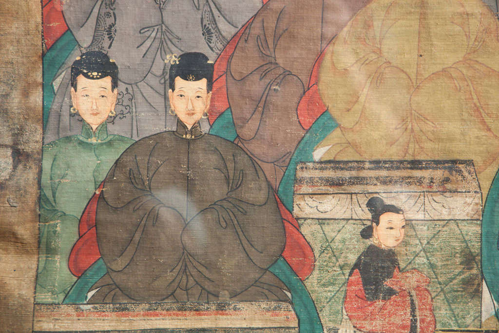 Chinese Ancestor Scroll Painting 1