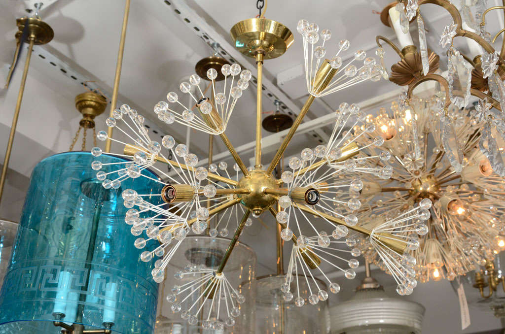 Modern Chandelier with Crystal Elements