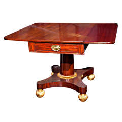 Antique A Fine Neo-Classical Drop-Leaf End Table