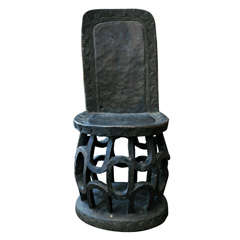 20th Century Carved African Chair 8