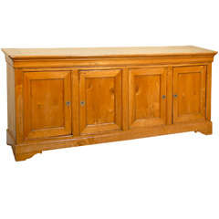French Blond Wood Louis Philippe Sideboard