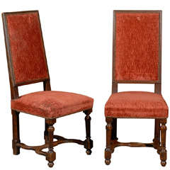 Exceptional set of 8 Tall Back Chairs