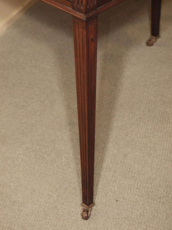 Antique English Mahogany Gentleman's Roulette Games Table 4