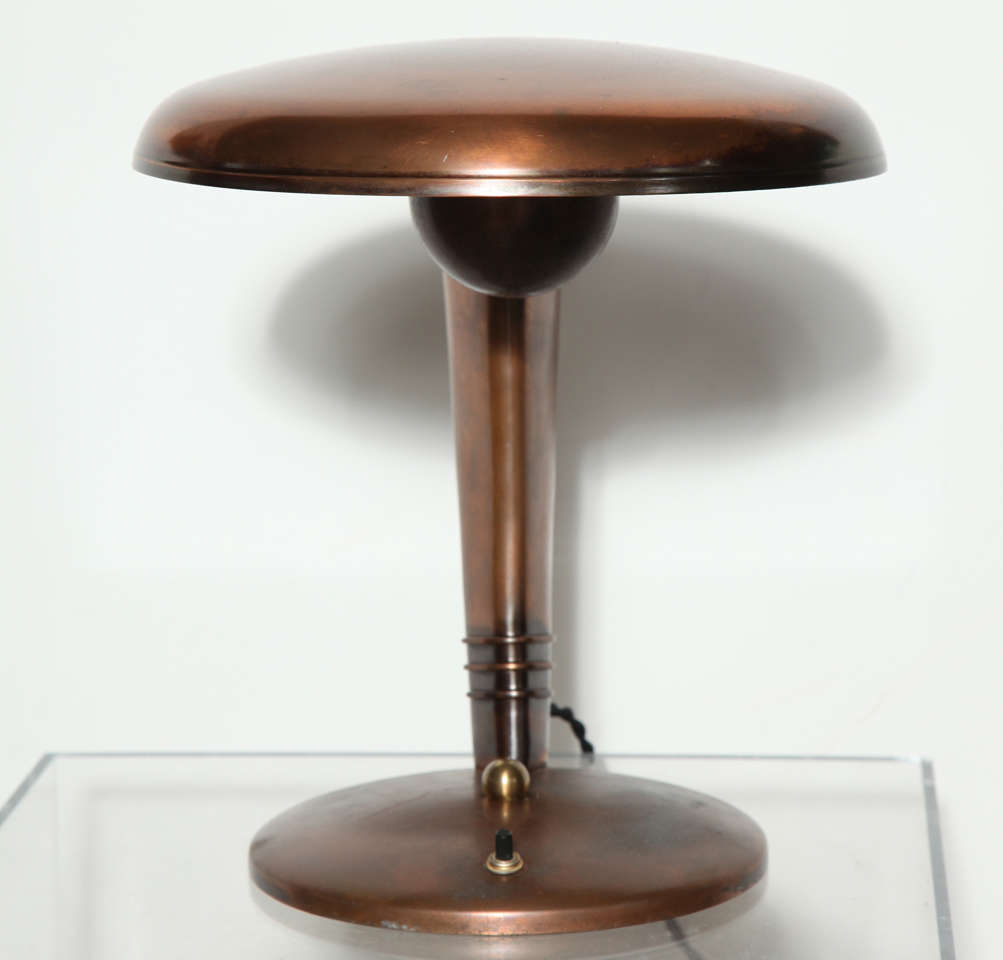 Art Deco Norman Bel Geddes Cobra Lamp