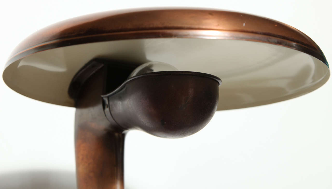 Brass Norman Bel Geddes Cobra Lamp