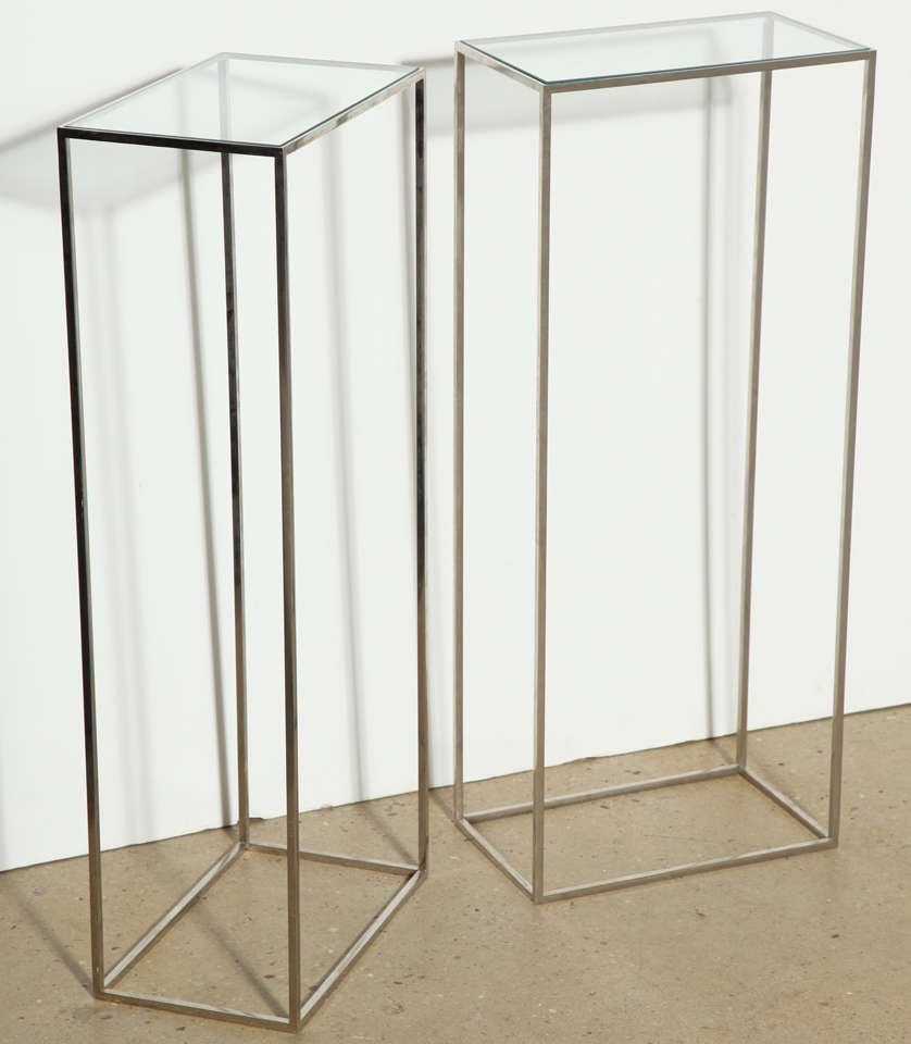 Pair Of Display Pedestals at 1stDibs
