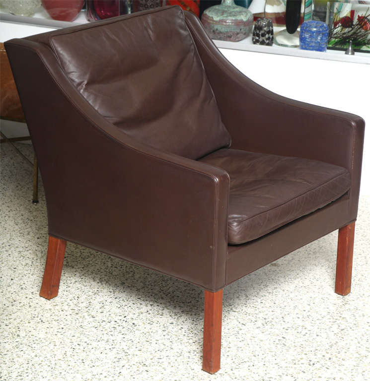 Pair of Borge Mogensen Armchairs For Sale 2