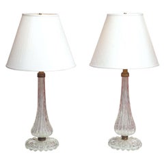 Pair of Barovier Lamps