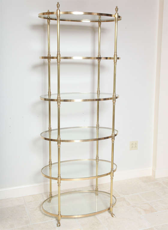 Large Six-Tier Classical Etagere