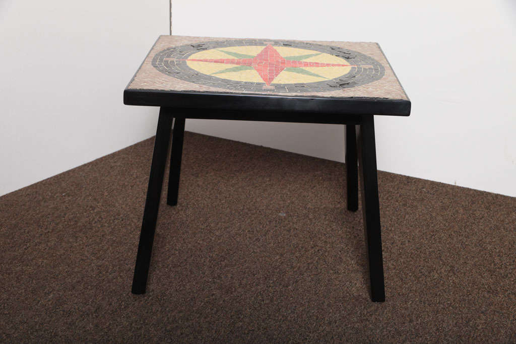 Southern Cross 50's Mosaic Low Accent Table For Sale 3
