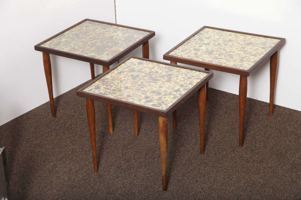 Nice Set of Danish Three Staking Tables