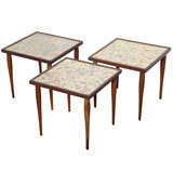 Nice Set of Danish Three Staking Tables