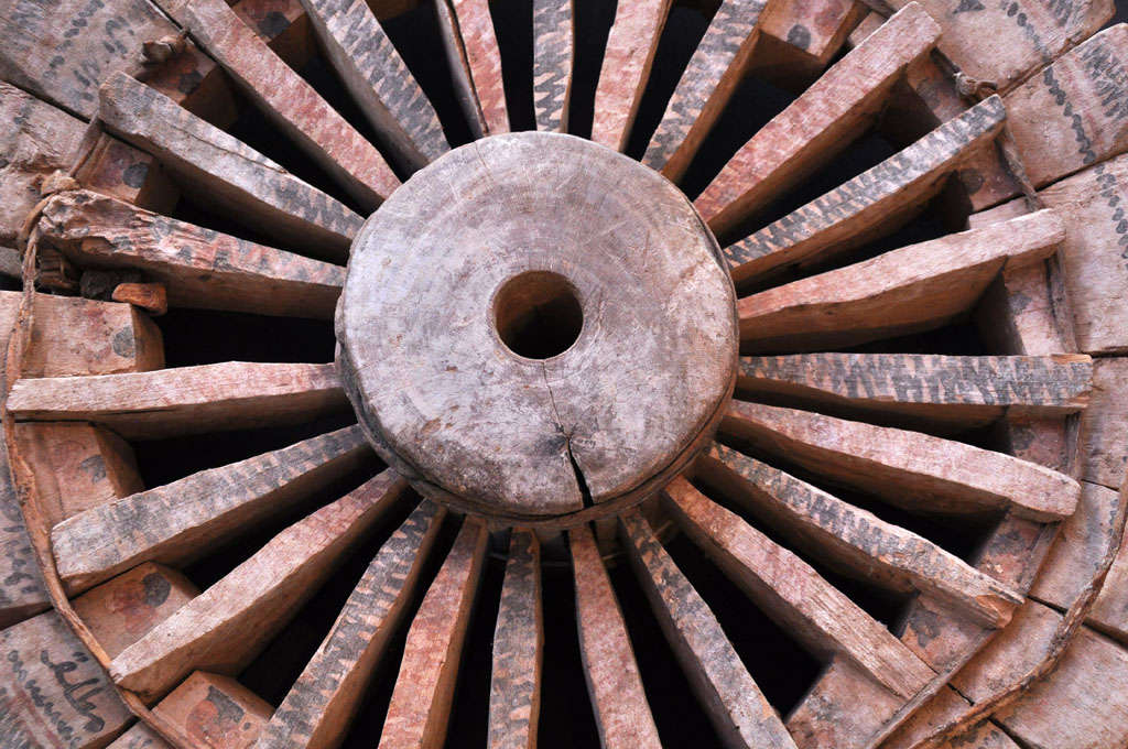 19th Century wood wheel