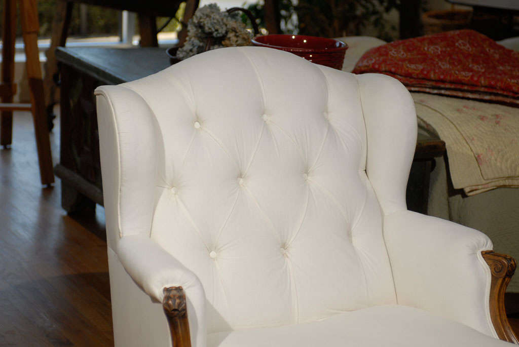 19th Century French WingBacked Arm Chair For Sale 6