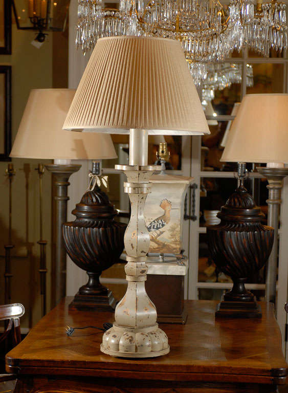 Pair Tole Lamps