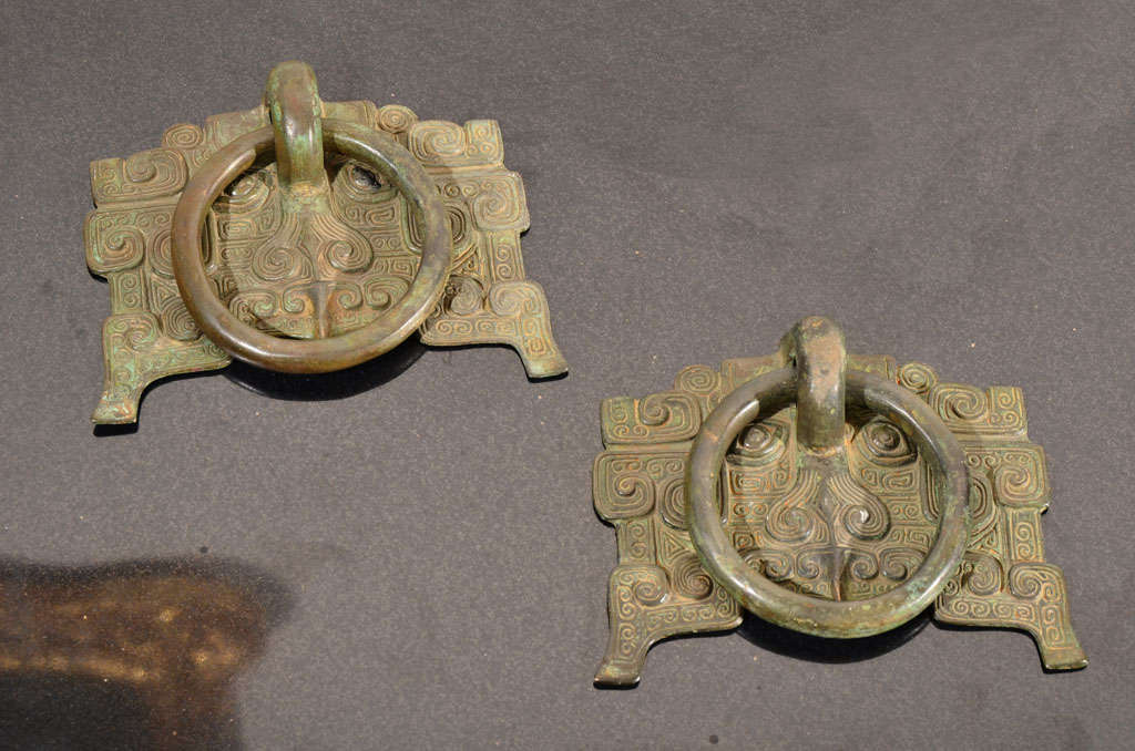 Pair of Bronze Door Knockers