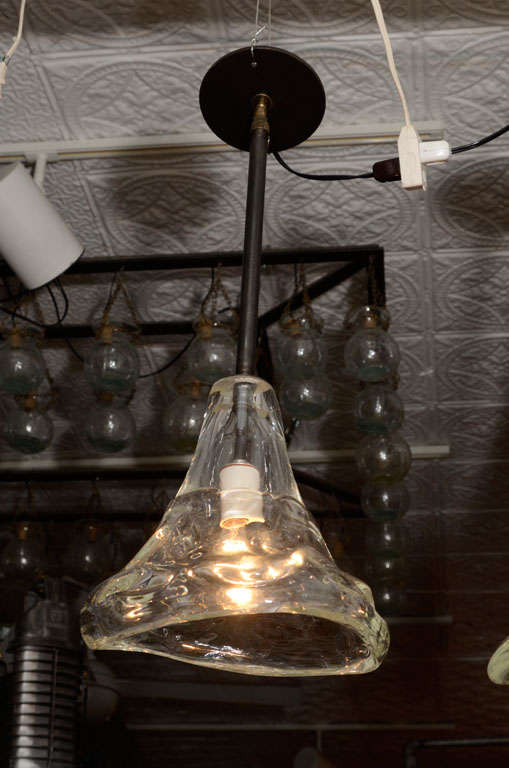 USA Hand Blown Glass Pendant Lights