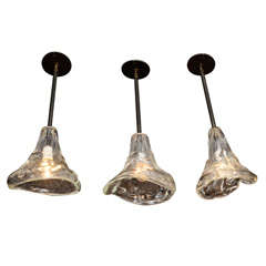 USA Hand Blown Glass Pendant Lights