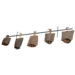 African Water Buffalo bells on Custom Racks