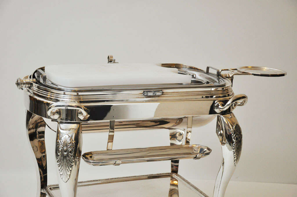Silver Plated Meat Trolley 3