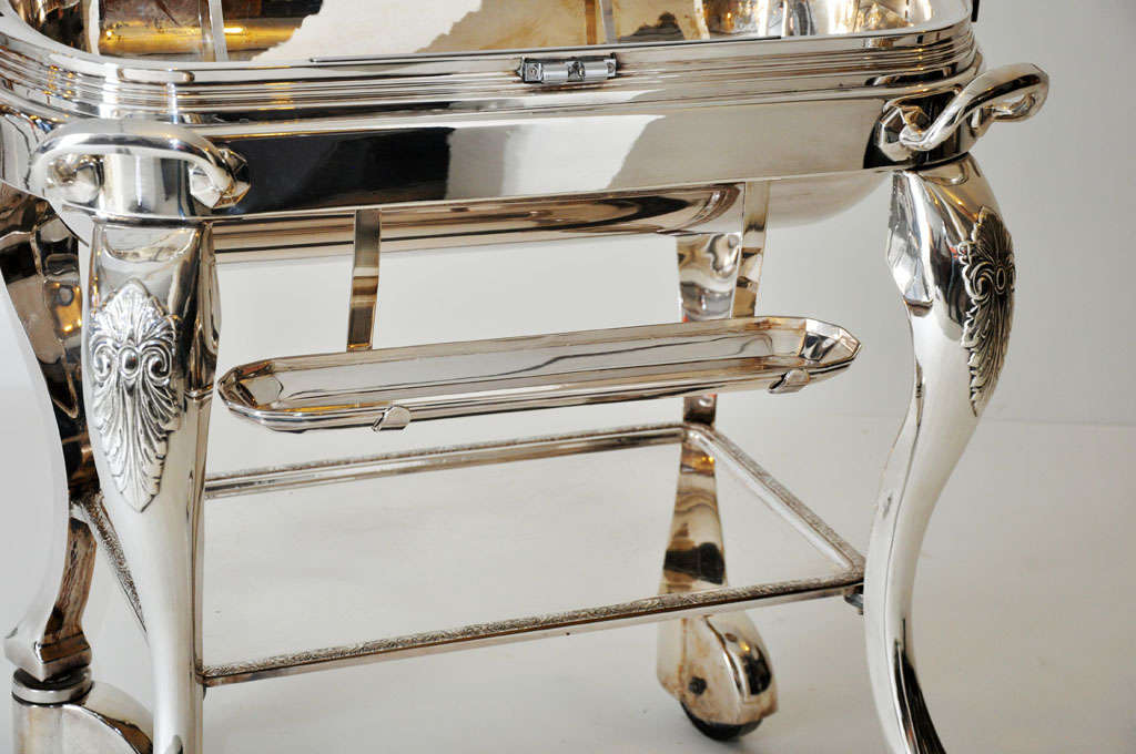 20th Century Silver Plated Meat Trolley