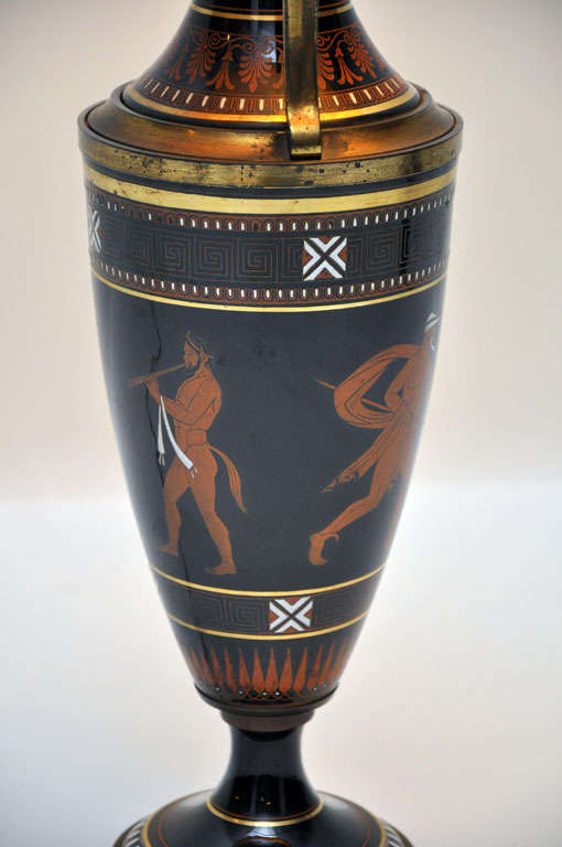 greek table lamp