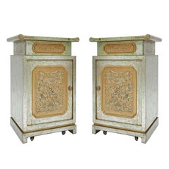 Pair of End Tables in the Manner of James Mont