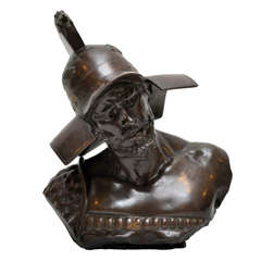 A Bust of a Gladiator by Richard Aurili