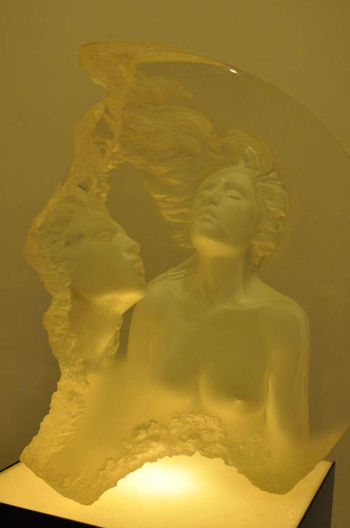 American Michael Wilkinson Moonscape II - Aria Acrylic Sculpture