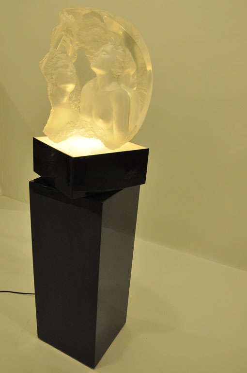 20th Century Michael Wilkinson Moonscape II - Aria Acrylic Sculpture