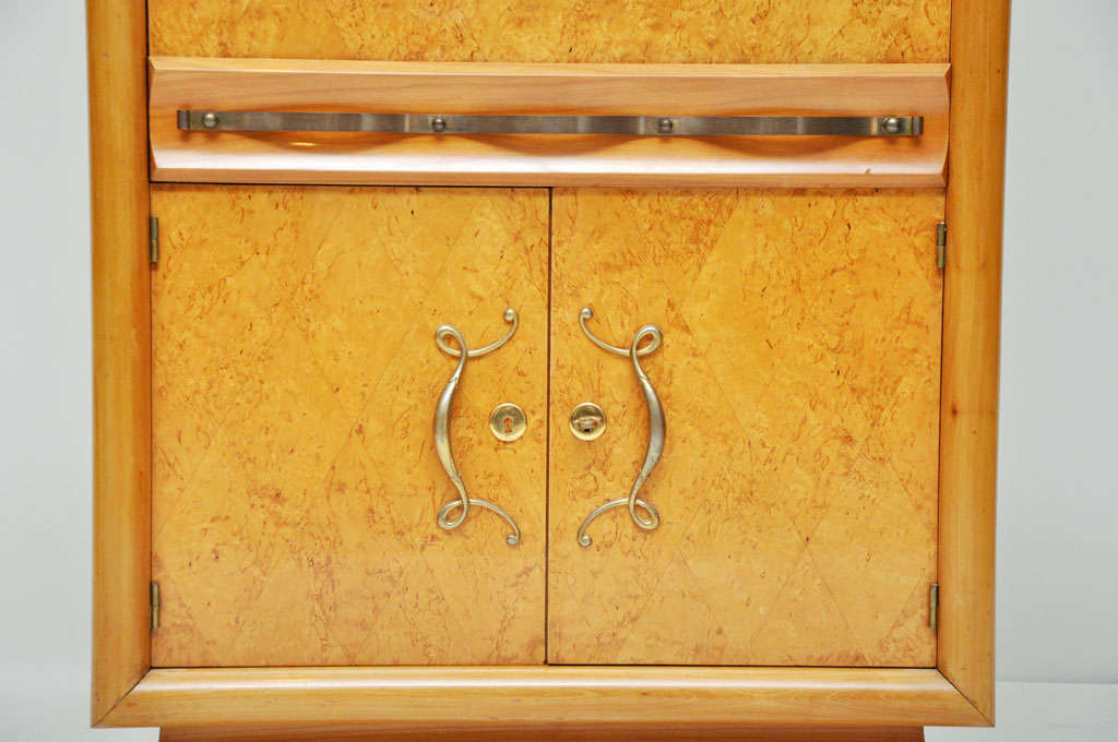 French Art Nouveau in the Manner of Jules Leleu Fall Front