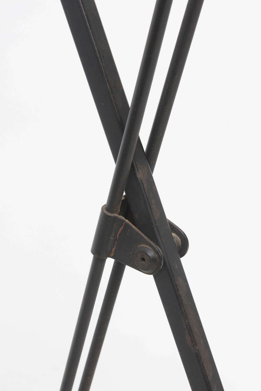 Mid-Century Modern French Wood and Brass Men's Valet Stand, Coat Stand 3