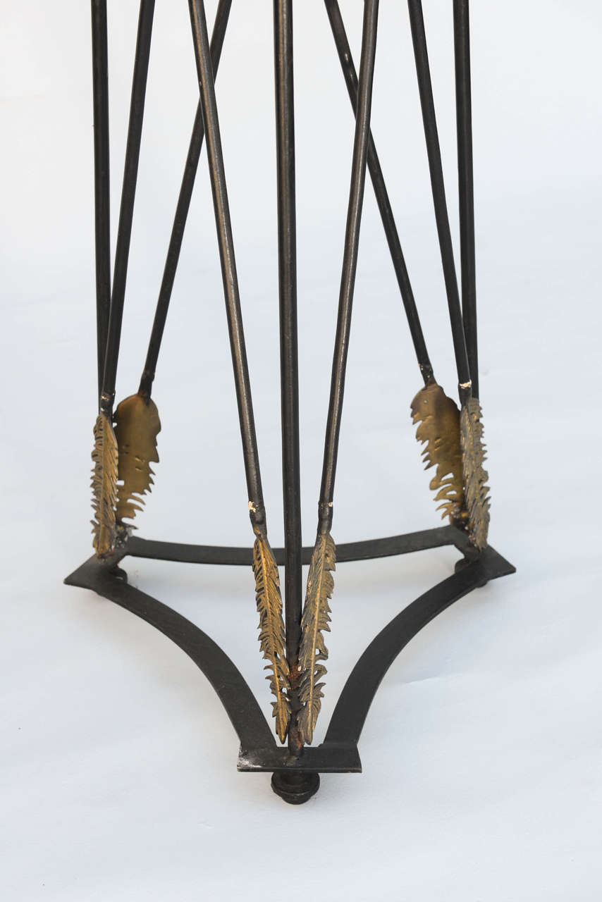 Directoire Pair of Wrought Iron Fern Stands