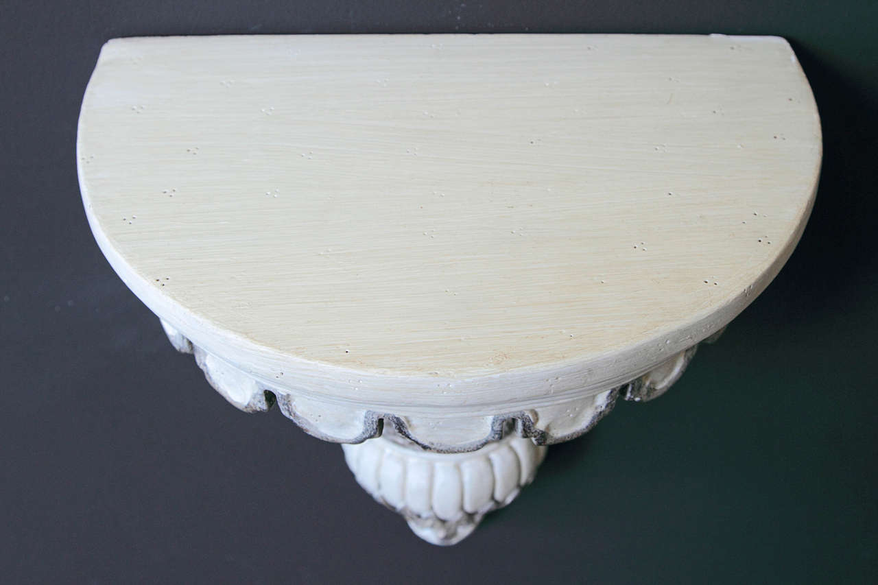 Pair of Painted Wall Brackets