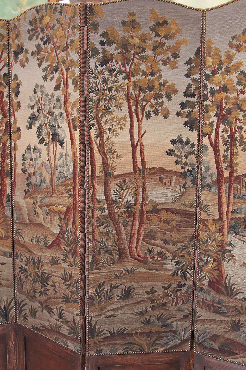 19th Century Tapestry Screen 2