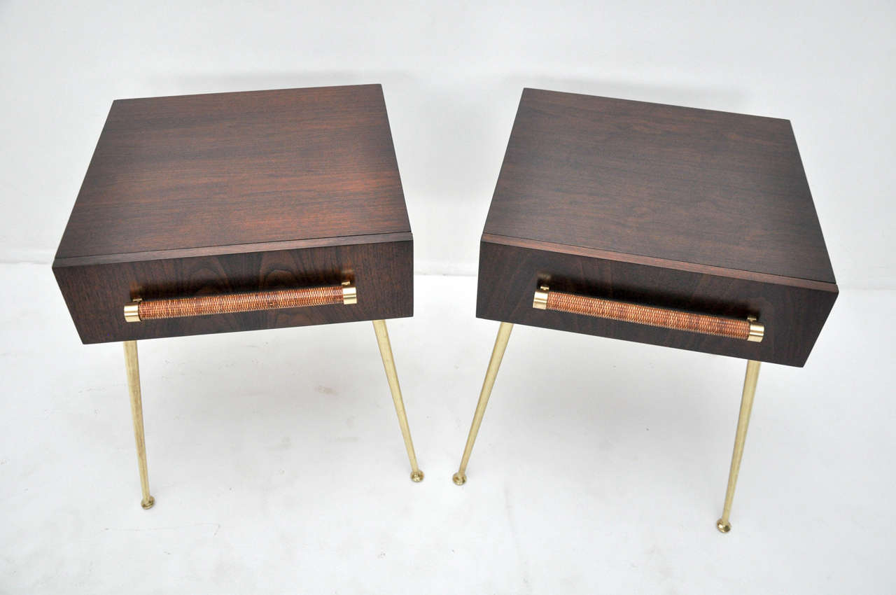 T. H. Robsjohn-Gibbings Night Stands or Side Tables In Excellent Condition In Chicago, IL