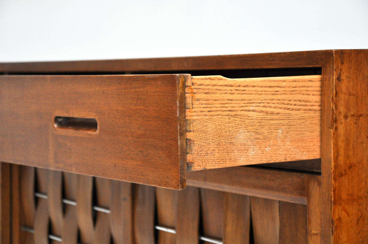 Dunbar Woven-Front Credenza by Edward Wormley 1