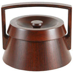 Wenge Ice Bucket from the Dansk "Rare Woods" Collection