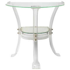 Entrance or Hallway Lucite Table, Midcentury