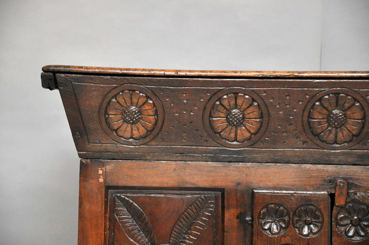 Hand-Carved 18th Century French Country Dough Bin