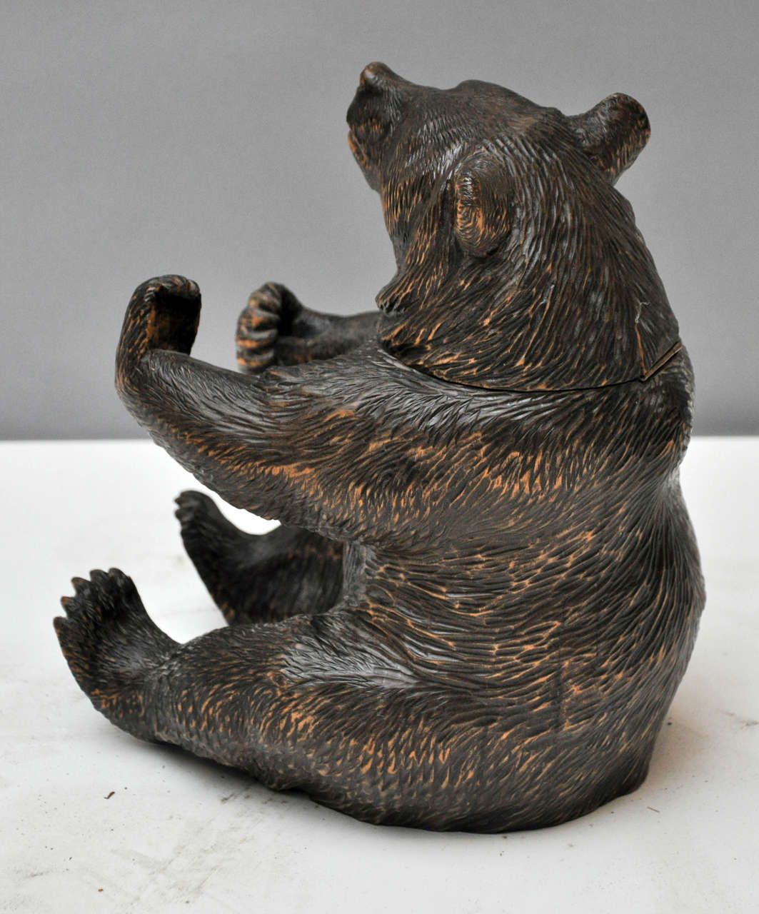 19th Century Black Forest Bear Humidor For Sale
