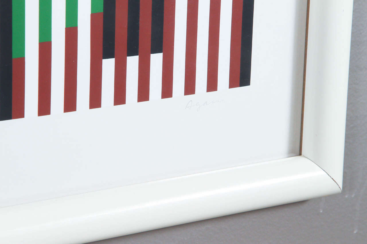 Agamograph Print by Yaacov Agam In Excellent Condition In Los Angeles, CA