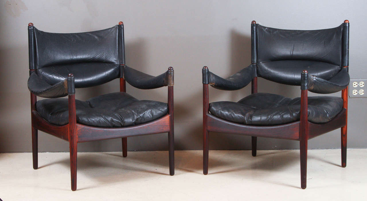 Pair of Kristian Solmer Vedel rosewood 