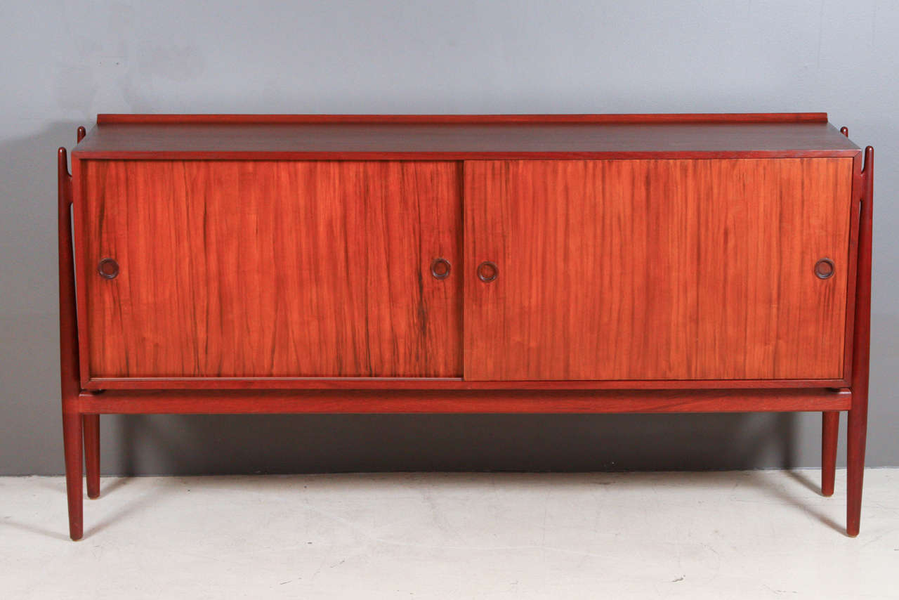 Finn Juhl designed teak cabinet made by Neils Vodder.