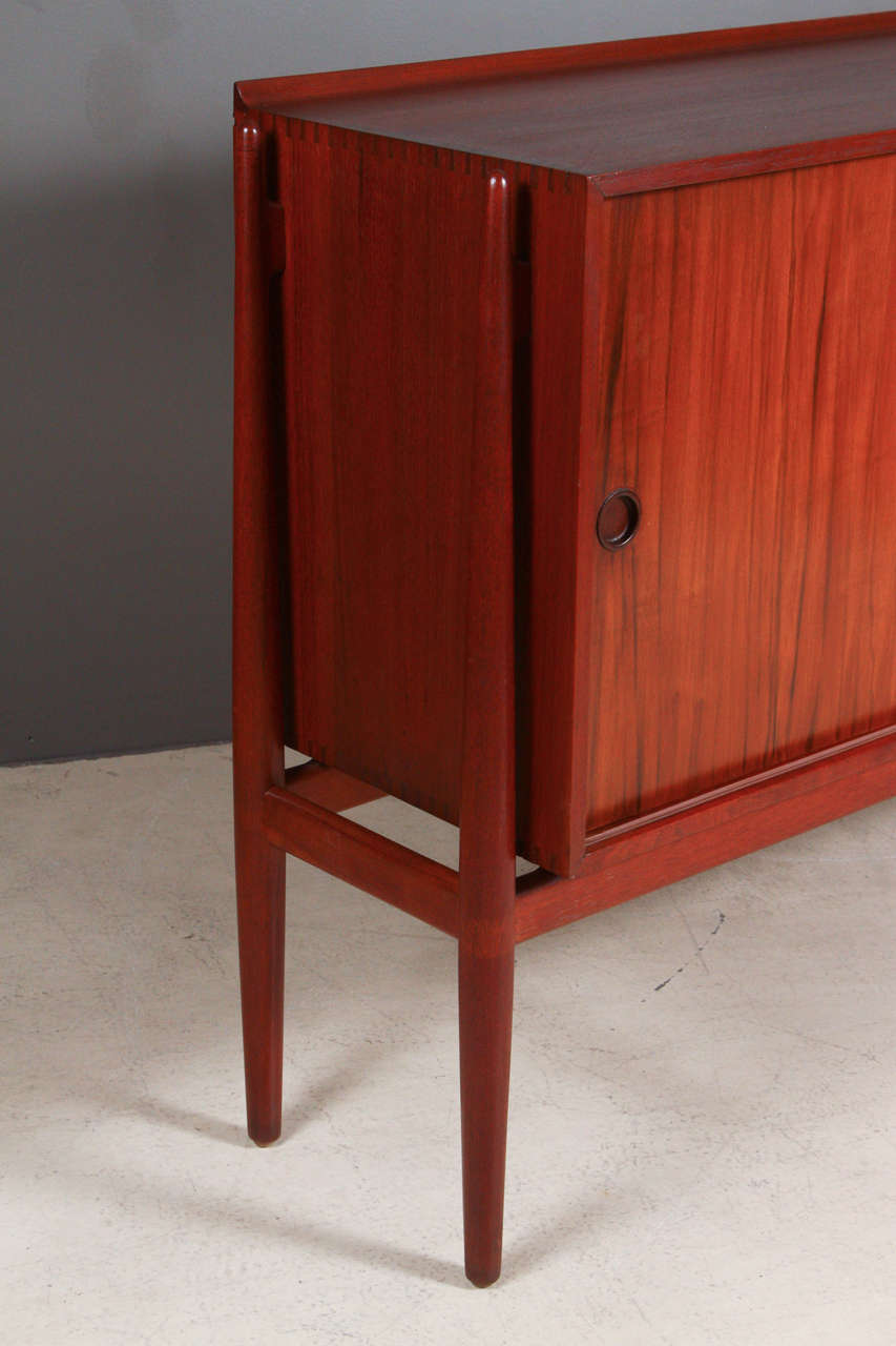 Finn Juhl Designed Teak Cabinet Made by Neils Vodder In Excellent Condition In Los Angeles, CA