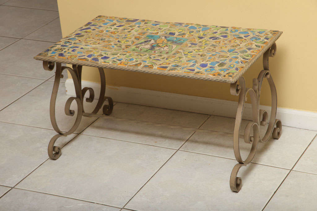 Persian Tile Coffee Or Side Table