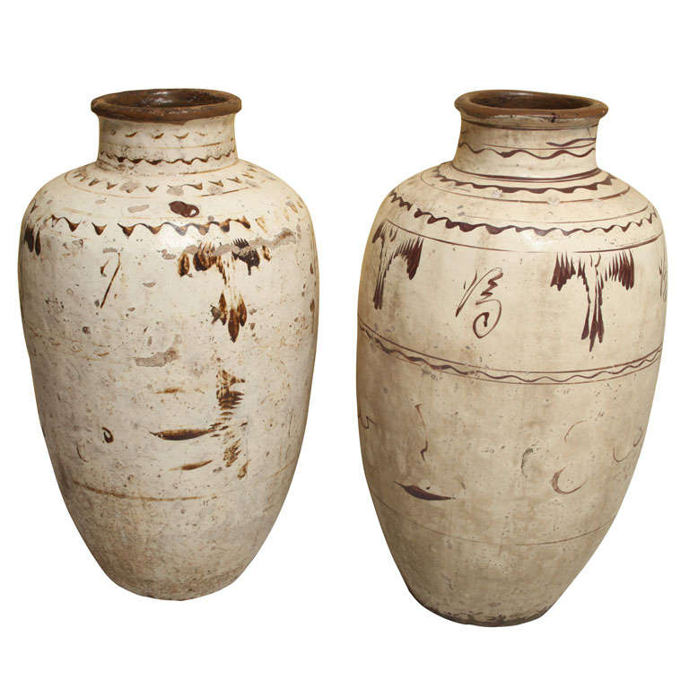 Large Ceramic Urns 5 For Sale on 1stDibs