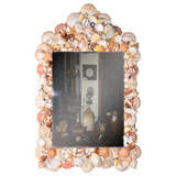 Mirror with Shell Encrusted Frame
